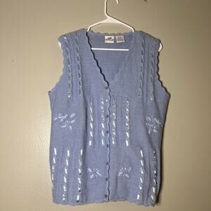 Grandma Sweater Vest | Granny Knit Y2K Western Cottage